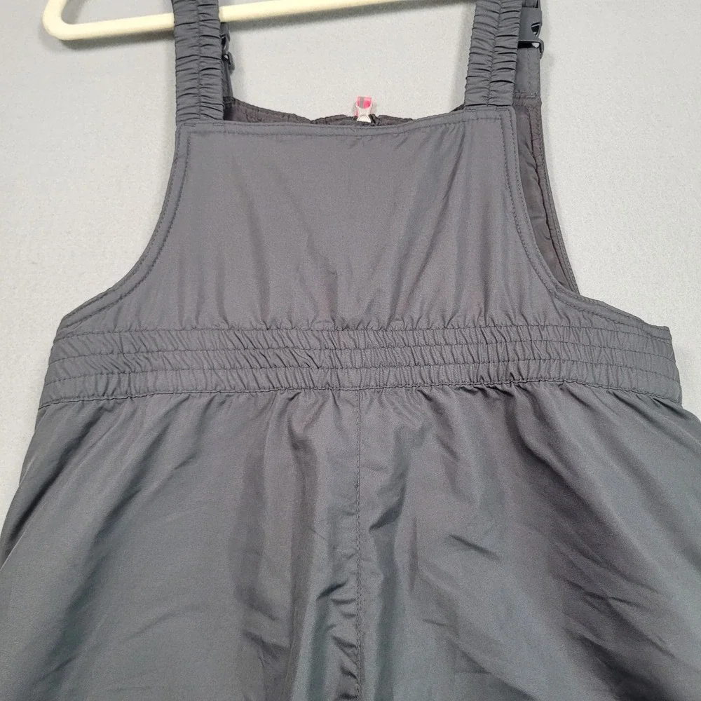 Champion Kids Gray Venture Dry Snow Bib Overalls Ski Pants XL 14-16 L5764B